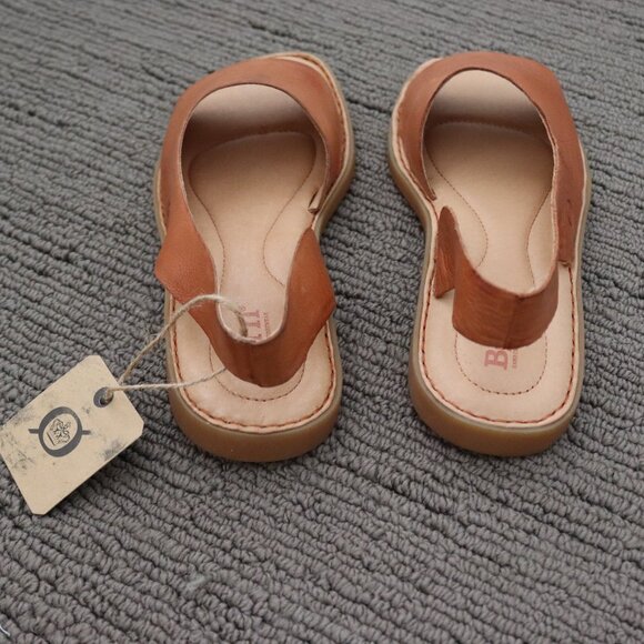 NWT BORN Inlet Leather Sandals, Tan/Clay Size 7 - Picture 7 of 11